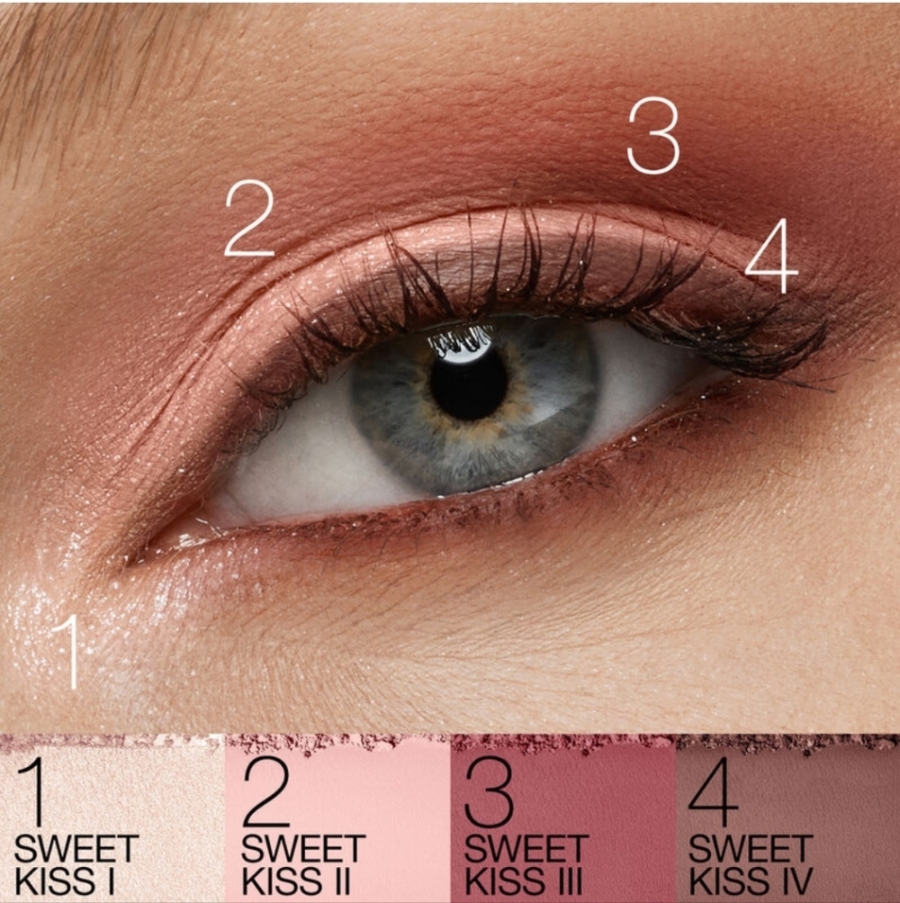 NARS Quad Eyeshadow Palette: Sweet Kiss, .04oz, NIB - Picture 4 of 7